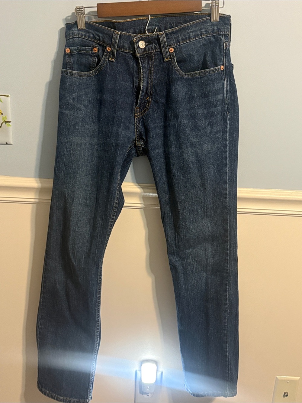 Men's Straight-Leg Jeans in Dark Blue 559 W 29 L32